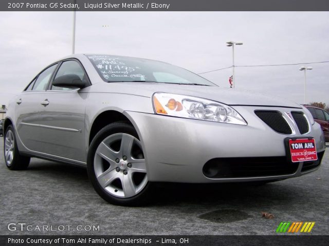 2007 Pontiac G6 Sedan in Liquid Silver Metallic