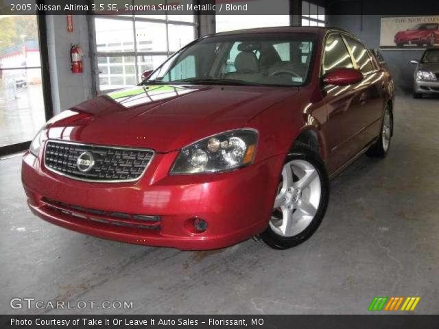 2005 Nissan Altima 3.5 SE in Sonoma Sunset Metallic