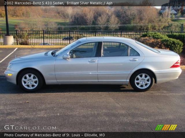 2002 Mercedes-Benz S 430 Sedan in Brilliant Silver Metallic