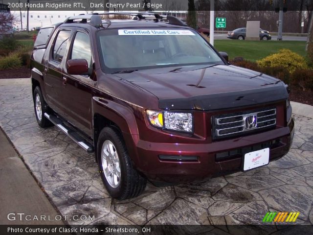 2008 Honda Ridgeline RTL in Dark Cherry Pearl