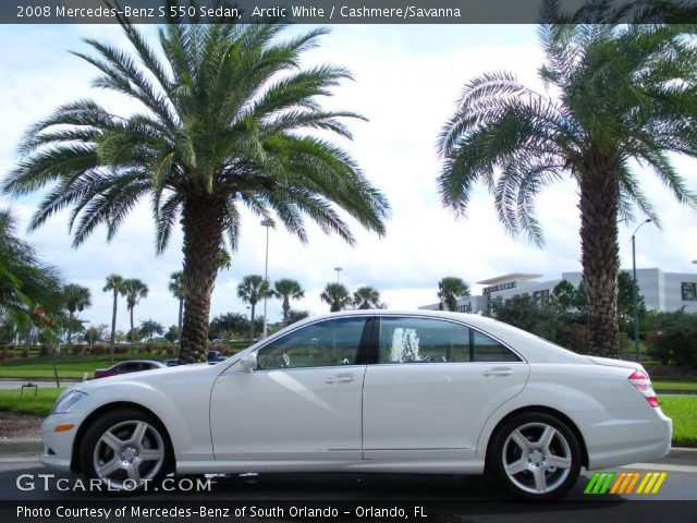 2008 Mercedes-Benz S 550 Sedan in Arctic White