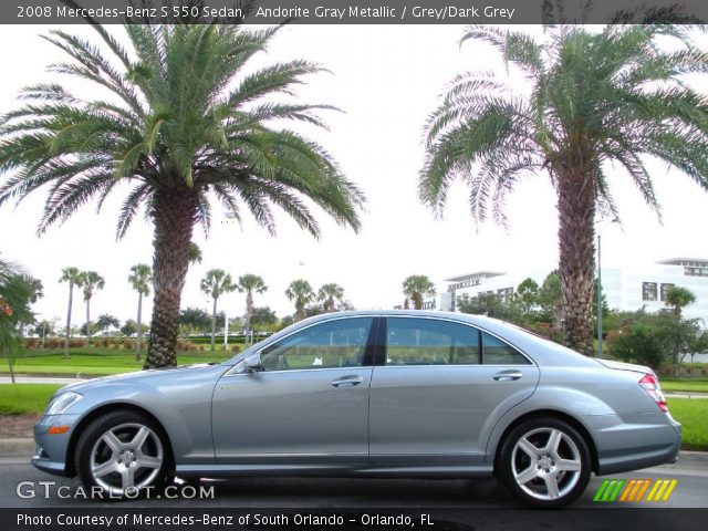 2008 Mercedes-Benz S 550 Sedan in Andorite Gray Metallic