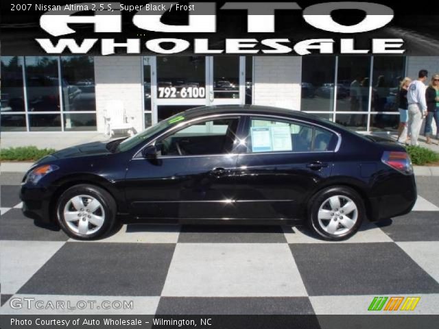 2007 Nissan Altima 2.5 S in Super Black