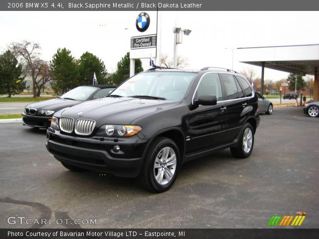 2006 BMW X5 4.4i in Black Sapphire Metallic