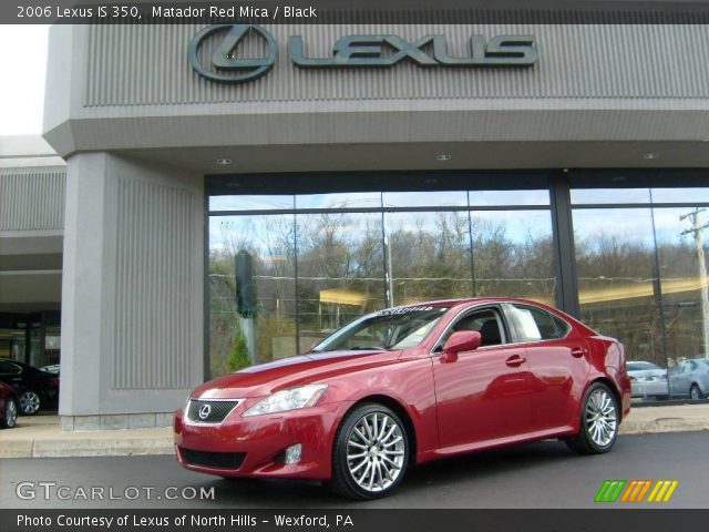 2006 Lexus IS 350 in Matador Red Mica