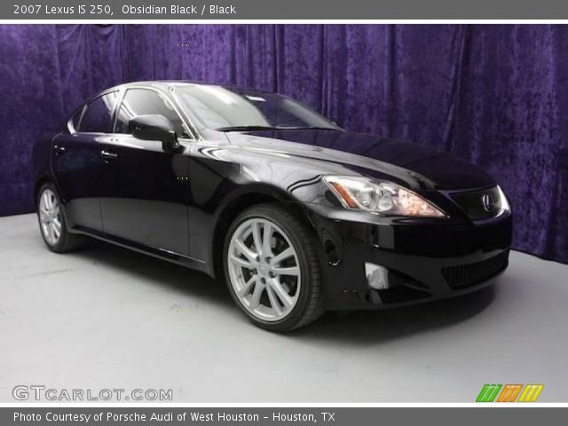 2007 Lexus IS 250 in Obsidian Black