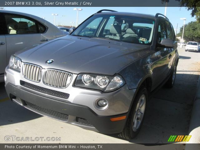 2007 BMW X3 3.0si in Silver Grey Metallic