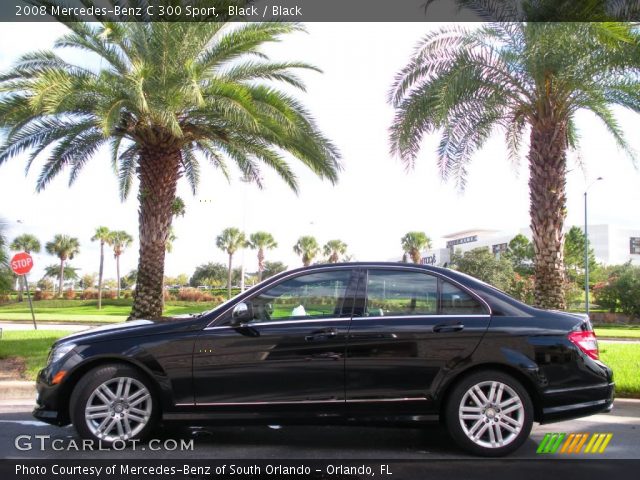 2008 Mercedes-Benz C 300 Sport in Black