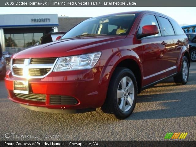 2009 Dodge Journey SXT in Inferno Red Crystal Pearl