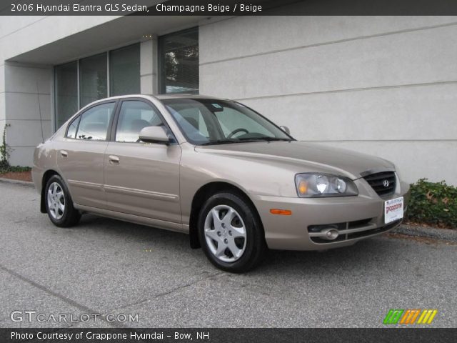 2006 Hyundai Elantra GLS Sedan in Champagne Beige