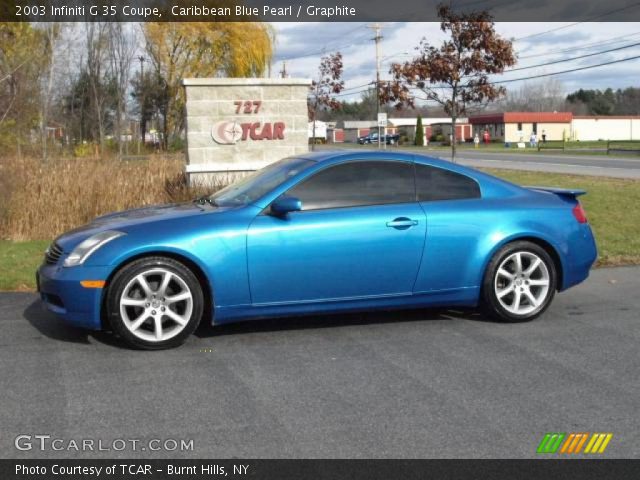 2003 Infiniti G 35 Coupe in Caribbean Blue Pearl