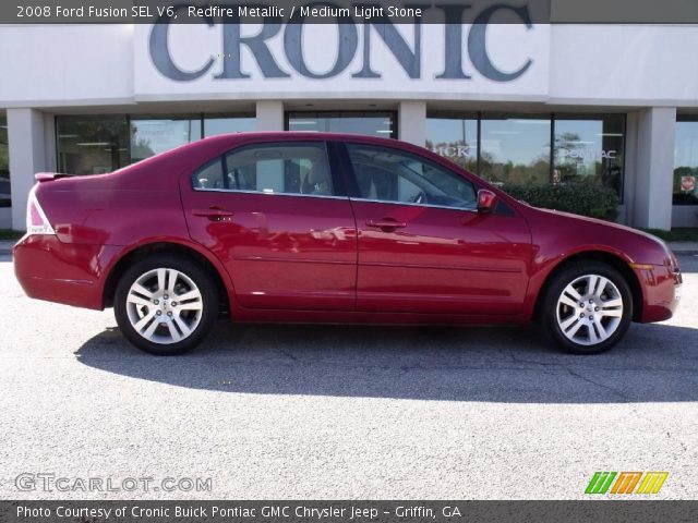 2008 Ford Fusion SEL V6 in Redfire Metallic