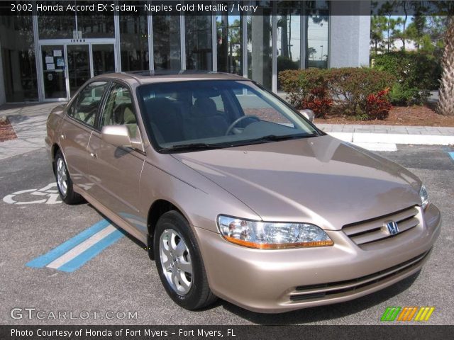 2002 Honda Accord EX Sedan in Naples Gold Metallic