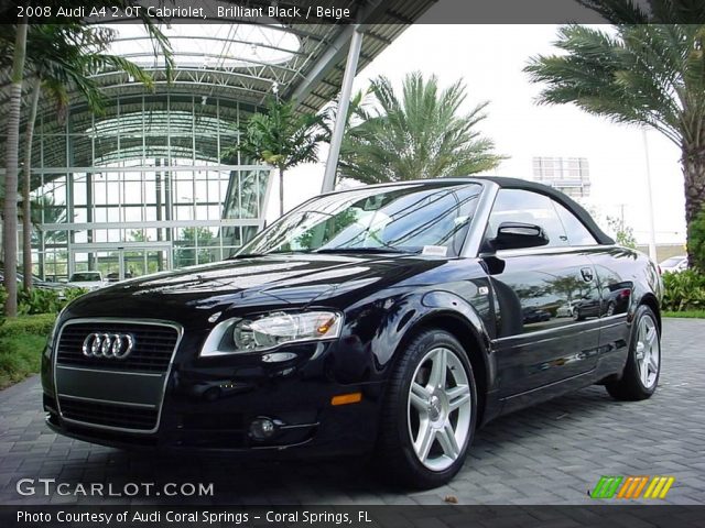 2008 Audi A4 2.0T Cabriolet in Brilliant Black
