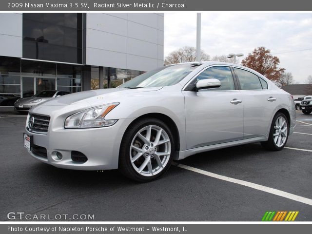 2009 Nissan maxima silver #2