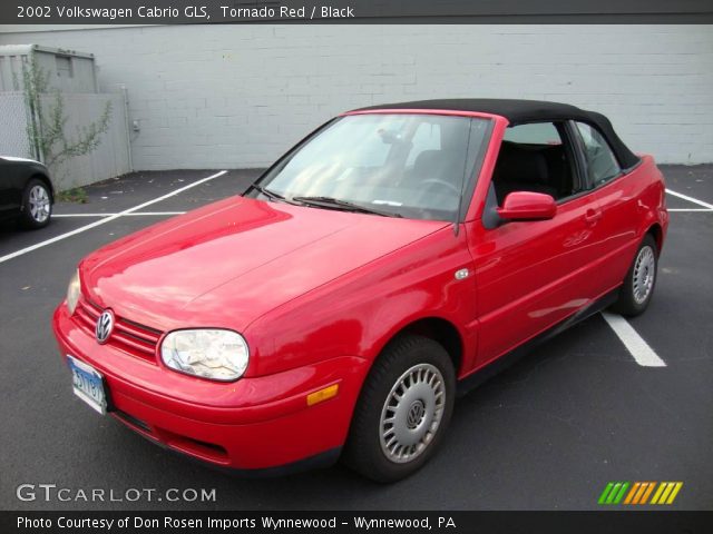 2002 Volkswagen Cabrio GLS in Tornado Red