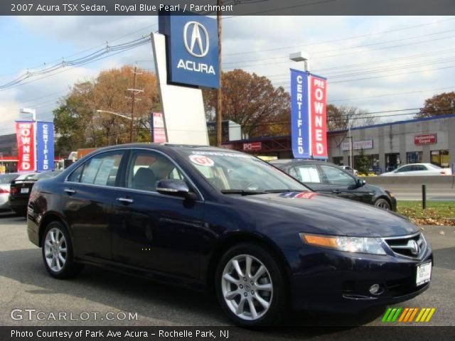 2007 Acura TSX Sedan in Royal Blue Pearl
