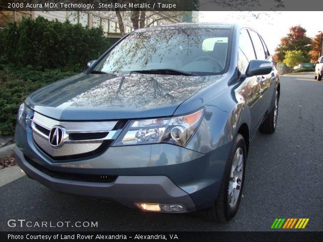 2008 Acura MDX Technology in Steel Blue Metallic