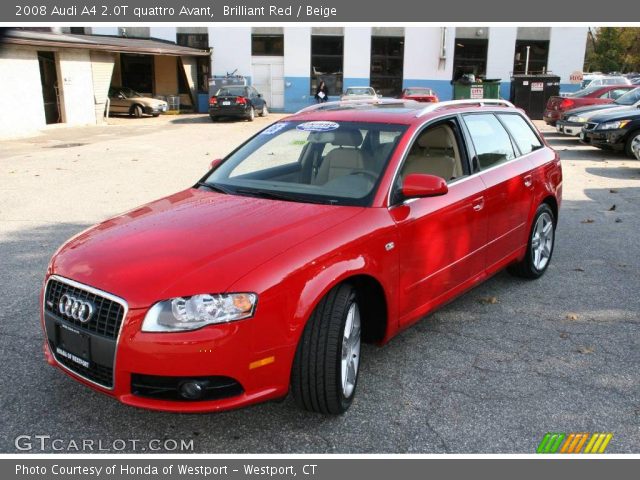 2008 Audi A4 2.0T quattro Avant in Brilliant Red