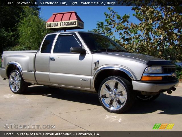 2002 Chevrolet S10 LS Extended Cab in Light Pewter Metallic