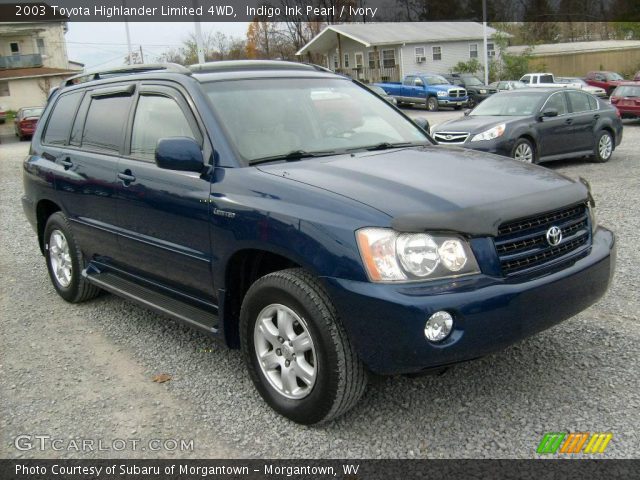 2003 Toyota Highlander Limited 4WD in Indigo Ink Pearl