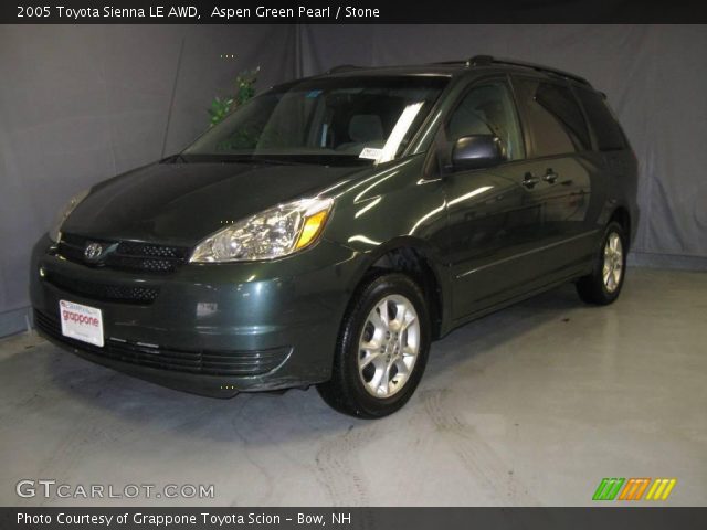 2005 Toyota Sienna LE AWD in Aspen Green Pearl