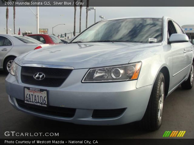 2007 Hyundai Sonata GLS in Silver Blue