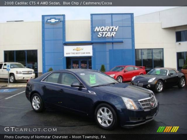 2008 Cadillac CTS 4 AWD Sedan in Blue Chip
