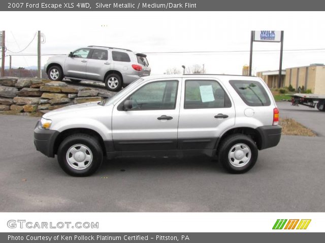 2007 Ford Escape XLS 4WD in Silver Metallic