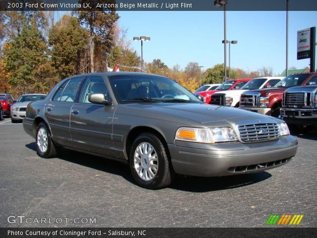 2003 Ford Crown Victoria LX in Arizona Beige Metallic