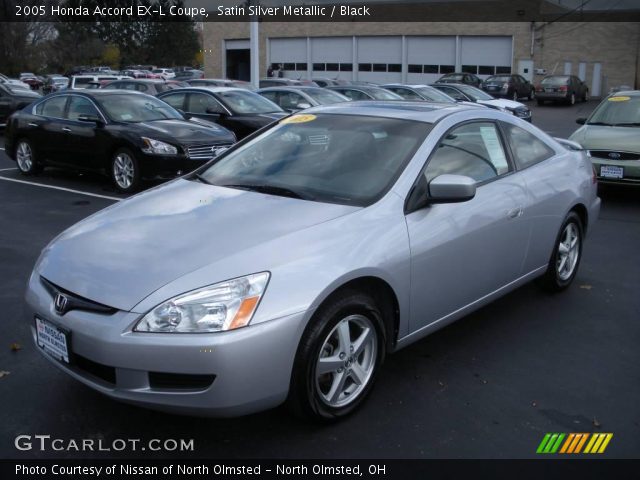 2005 Honda Accord EX-L Coupe in Satin Silver Metallic