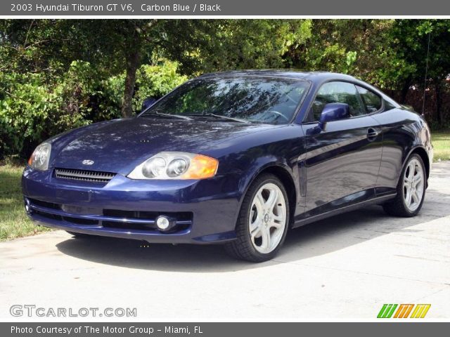 2003 Hyundai Tiburon GT V6 in Carbon Blue