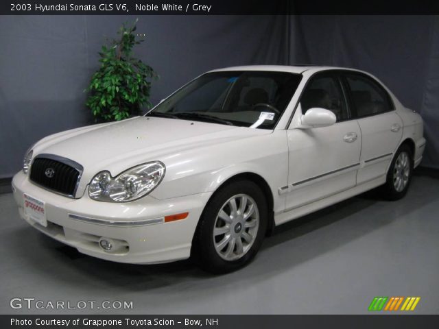 2003 Hyundai Sonata GLS V6 in Noble White