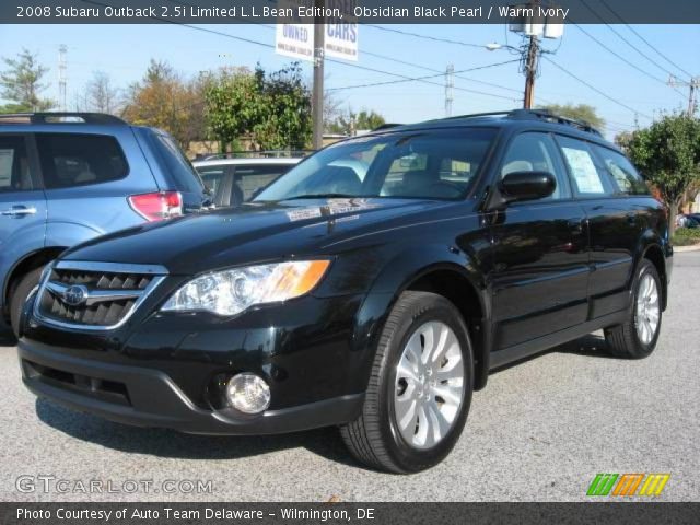 2008 Subaru Outback 2.5i Limited L.L.Bean Edition in Obsidian Black Pearl