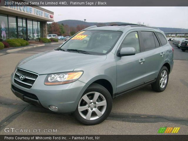 2007 Hyundai Santa Fe Limited 4WD in Platinum Sage