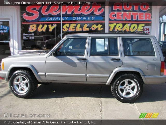2001 Jeep Cherokee Sport 4x4 in Silverstone Metallic