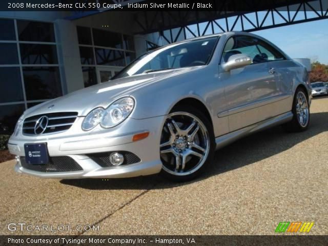 2008 Mercedes-Benz CLK 550 Coupe in Iridium Silver Metallic