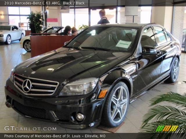 2010 Mercedes-Benz C 63 AMG in Black