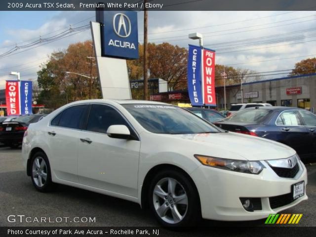 2009 Acura TSX Sedan in Premium White Pearl
