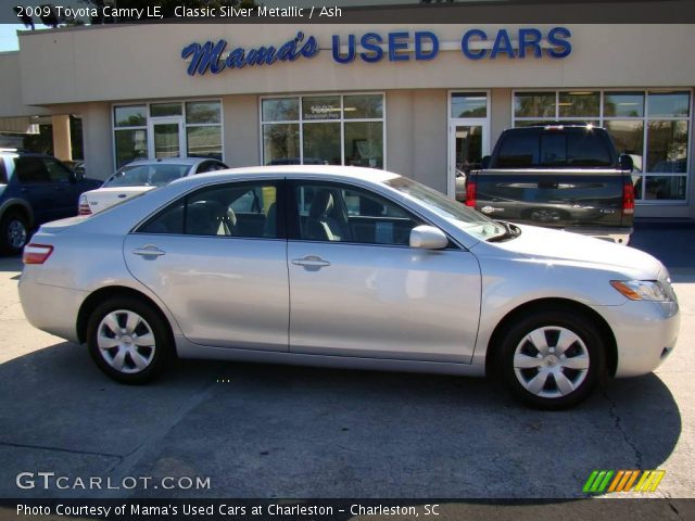 2009 Toyota Camry LE in Classic Silver Metallic