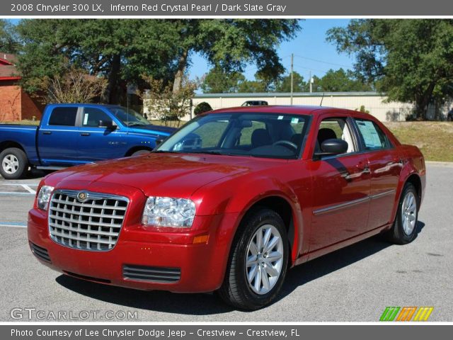 2008 Chrysler 300 LX in Inferno Red Crystal Pearl