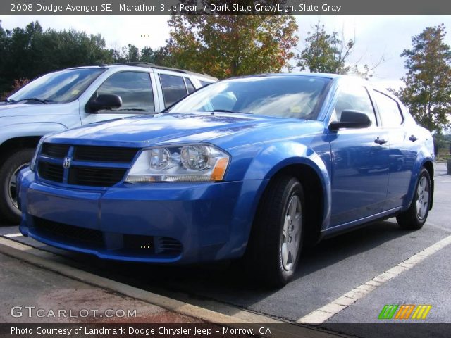 2008 Dodge Avenger SE in Marathon Blue Pearl
