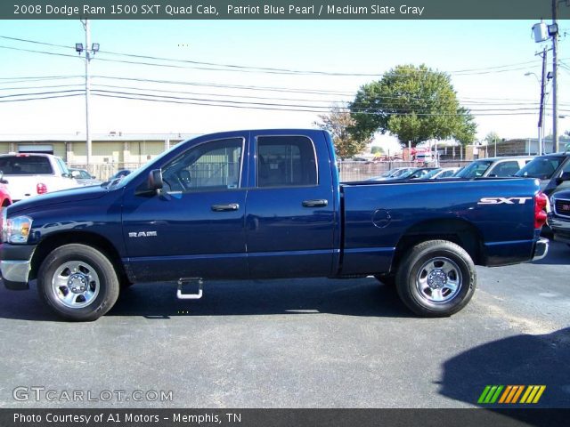2008 Dodge Ram 1500 SXT Quad Cab in Patriot Blue Pearl