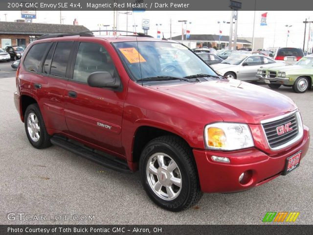 2004 GMC Envoy SLE 4x4 in Magnetic Red Metallic