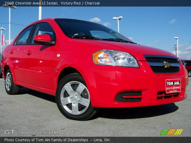 2008 Chevrolet Aveo LS Sedan in Victory Red