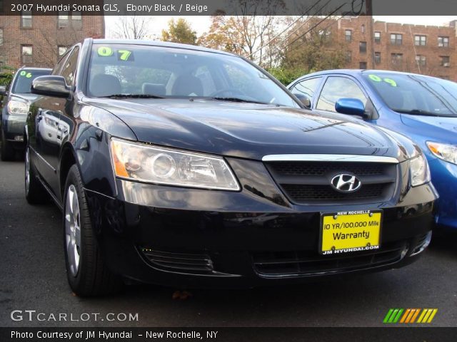 2007 Hyundai Sonata GLS in Ebony Black