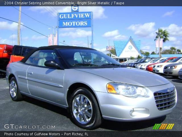 2004 Chrysler Sebring Limited Convertible in Bright Silver Metallic