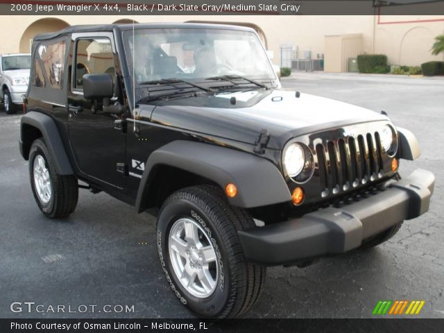 2008 Jeep Wrangler X 4x4 in Black