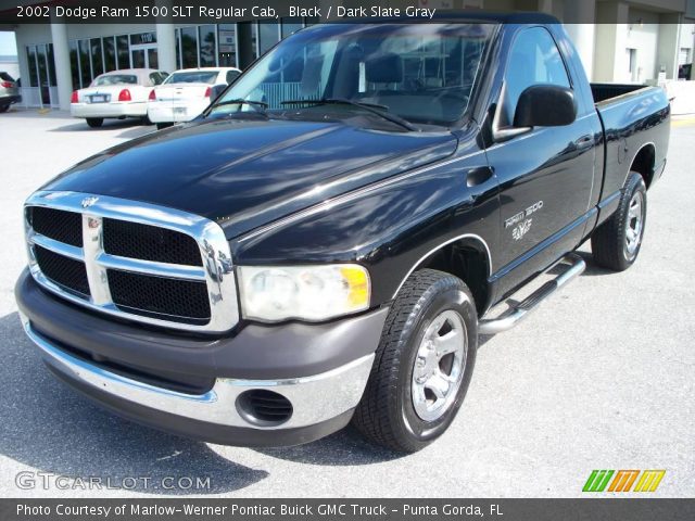 2002 Dodge Ram 1500 SLT Regular Cab in Black
