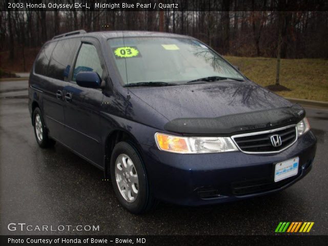 2003 Honda Odyssey EX-L in Midnight Blue Pearl